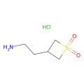 3-(2-aminoethyl)-1λ⁶-thietane-1,1-dione hydrochloride