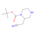 tert-butyl 2-(cyanomethyl)piperazine-1-carboxylate