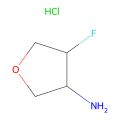 trans-4-fluorotetrahydrofuran-3-amine;hydrochloride