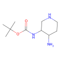 tert-butyl N-[trans-4-amino-3-piperidyl]carbamate