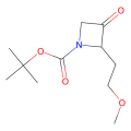 tert-butyl 2-(2-methoxyethyl)-3-oxo-azetidine-1-carboxylate