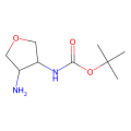 tert-butyl N-[(3S,4R)-4-aminotetrahydrofuran-3-yl]carbamate