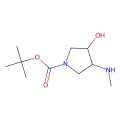 tert-butyl trans-3-hydroxy-4-(methylamino)pyrrolidine-1-carboxylate