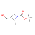 tert-butyl 3-(hydroxymethyl)-2-methyl-azetidine-1-carboxylate