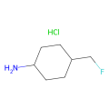 trans-4-(fluoromethyl)cyclohexanamine;hydrochloride