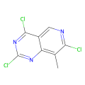 2,4,7-trichloro-8-methyl-pyrido[4,3-d]pyrimidine