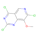2,4,7-trichloro-8-methoxy-pyrido[4,3-d]pyrimidine