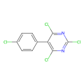 2,4,6-trichloro-5-(4-chlorophenyl)pyrimidine