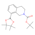 tert-butyl 8-(4,4,5,5-tetramethyl-1,3,2-dioxaborolan-2-yl)-1,2,3,4-tetrahydroisoquinoline-2-carboxylate