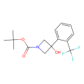 tert-butyl 3-hydroxy-3-[2-(trifluoromethyl)phenyl]azetidine-1-carboxylate