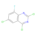 2,4,6-trichloro-8-fluoro-quinazoline