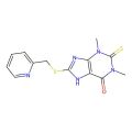 Theophylline, 8-((2-pyridylmethyl)thio)-2-thio-