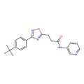 3-[3-(4-tert-butylphenyl)-1,2,4-oxadiazol-5-yl]-N-pyridin-3-ylpropanamide