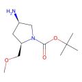 tert-butyl (2R,4R)-4-amino-2-(methoxymethyl)pyrrolidine-1-carboxylate