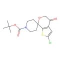 tert-butyl 2'-chloro-4'-oxo-4',5'-dihydrospiro[piperidine-4,7'-thieno[2,3-c]pyran]-1-carboxylate