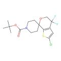 tert-butyl 2'-chloro-4',4'-difluoro-4',5'-dihydrospiro[piperidine-4,7'-thieno[2,3-c]pyran]-1-carboxylate