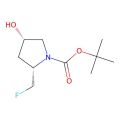 tert-butyl (2S,4S)-2-(fluoromethyl)-4-hydroxypyrrolidine-1-carboxylate