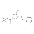 tert-butyl trans-3-(benzylamino)-4-hydroxypyrrolidine-1-carboxylate