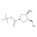 tert-butyl (3S,4S)-3-amino-4-(hydroxymethyl)pyrrolidine-1-carboxylate