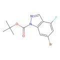 tert-butyl 6-bromo-4-fluoro-indazole-1-carboxylate