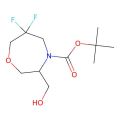 tert-butyl 6,6-difluoro-3-(hydroxymethyl)-1,4-oxazepane-4-carboxylate