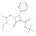 (3R,4S)-3-(1-乙氧乙氧基)-2-氧-4-苯基-吖丁啶羧酸叔丁基酯