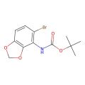 (5-溴苯并[d][1，3]-二氧杂环戊烯-4-基)氨基甲酸叔丁酯