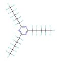 2,4,6-Tris(undecafluoropentyl)-1,3,5-triazine