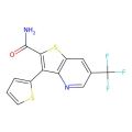 3-(2-Thienyl)-6-(trifluoromethyl)thieno[3,2-b]pyridine-2-carboxamide
