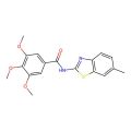 3,4,5-Trimethoxy-N-(6-methyl-benzothiazol-2-yl)-benzamide