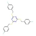 2,4,6-Tris((4-fluorobenzyl)thio)-1,3,5-triazine