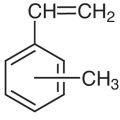 乙烯基甲苯单体 (m-, p-混合物)