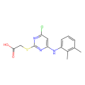 [4-氯-6-(2,3-茬胺基)-2-嘧啶硫代]乙酸