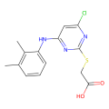 [4-氯-6-(2,3-茬胺基)-2-嘧啶硫代]乙酸