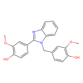 4-[1-(4-Hydroxy-3-methoxybenzyl)-1H-benzimidazol-2-yl]-2-methoxyphenol