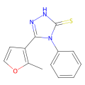 5-(2-甲基-3-呋喃)-4-苯基-4H-1,2,4-三唑-3-硫醇