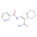 N-(3-Carbamoyl-4,5,6,7-tetrahydro-benzo[b]thiophen-2-yl)-nicotinamide