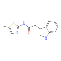 2-(1H-indol-3-yl)-N-(5-methyl-1,3-thiazol-2-yl)acetamide