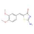 (5Z)-2-氨基-5-(3,4-二甲氧基苄叉)-1,3-噻唑-4(5H)-酮
