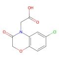 2-(6-氯-3-氧代-2H-苯并[b] [1,4]恶嗪-4(3H)-基)乙酸
