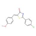 (Z)-2-(4-Chlorophenyl)-5-(4-methoxybenzylidene)-5H-thiazol-4-one