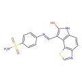 4-[[(Z)-(7-oxo-6H-pyrrolo[2,3-g][1,3]benzothiazol-8-ylidene)methyl]amino]benzenesulfonamide