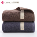 洁丽雅（Grace）新疆长绒棉A类毛巾2条装 纯棉加厚柔软面巾吸水洗脸巾