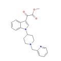 2-氧代-2-(1-(1-(吡啶-2-基甲基)哌啶-4-基)-1H-吲哚-3-基)乙酸甲酯