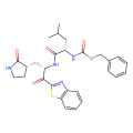 benzyl N-[(2S)-1-[[(2S)-1-(1,3-benzothiazol-2-yl)-1-oxo-3-[(3S)-2-oxopyrrolidin-3-yl]propan-2-yl]amino]-4-methyl-1-oxopentan-2-yl]carbamate