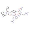 (2S)-2-[(2S)-5-carbamimidamido-2-{[(2S)-1-[(2S)-5-carbamimidamido-2-[(2S)-3-(4-fluorophenyl)-2-[(2S)-3-(1H-indol-3-yl)-2-[2-(thiophen-2-yl)acetamido]propanamido]propanamido]pentanoyl]pyrrolidin-2-yl]formamido}pentanamido]butanediamide