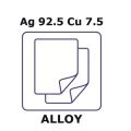 银铜合金，Ag92.5Cu7.5