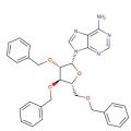 9-(2',3',5'-三-O-苄基-β-D-阿拉伯呋喃糖基)腺嘌呤