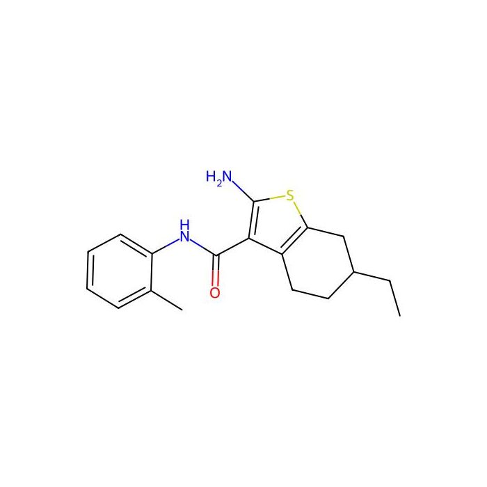 2-amino-6-ethyl-N-(2-methylphenyl)-4,5,6,7-tetrahydro-1-benzothiophene-3-carboxamide