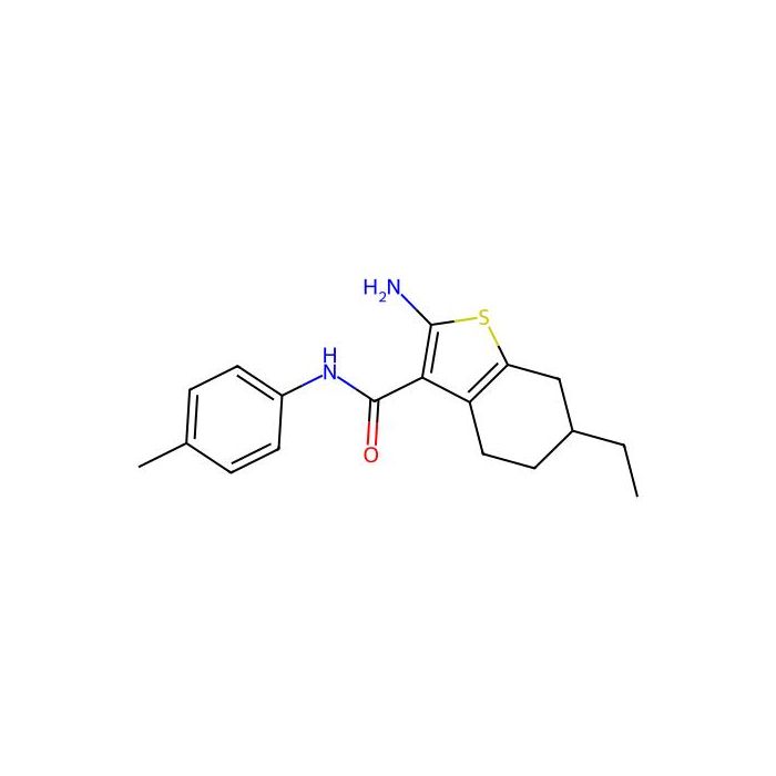 2-amino-6-ethyl-N-(4-methylphenyl)-4,5,6,7-tetrahydro-1-benzothiophene-3-carboxamide